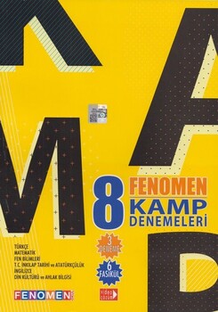  Fenomen Okul Yayınları 8. Sınıf Fenomen Kamp Denemeleri