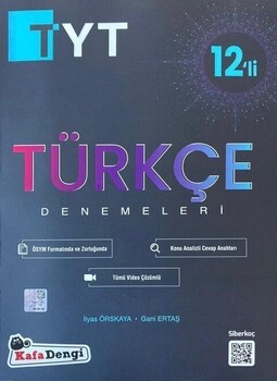  Kafa Dengi Yayınları TYT Türkçe 12 li Branş Denemesi