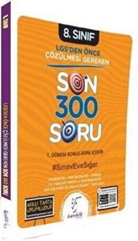  Karekök Yayınları 8. Sınıf LGS den Önce Çözülmesi Gereken Son 300 Soru