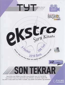  Palme Yayınları TYT Tüm Dersler Ekstra Son Tekrar Soru Kitabı