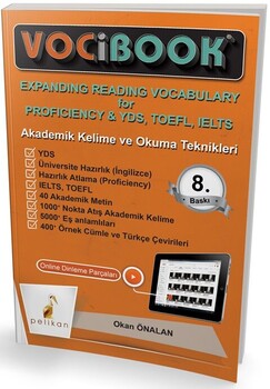  Pelikan Yayınları Vocibook Akademik Kelime ve Okuma Teknikleri