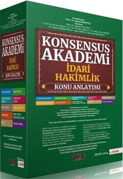 Savaş Yayınları KONSENSUS Akademi İdari Hakimlik Konu Anlatımı Modüler Set