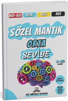  Yeni Müfredat Yayınları 2025 MEB AGS KPSS ALES DGS Sözel Mantık Orta Seviye 4x30 Deneme Sınavı