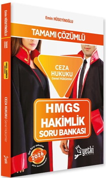  Yetki Yayınları 2026 Hakimlik Ceza Hukuku Genel Hükümler Soru Bankası