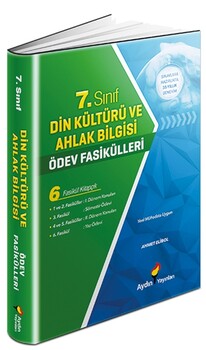  Aydın Yayınları 7. Sınıf Din Kültürü ve Ahlak Bilgisi Ödev Fasikülleri