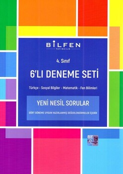  Bilfen Yayıncılık 4. Sınıf 6 lı Deneme Seti