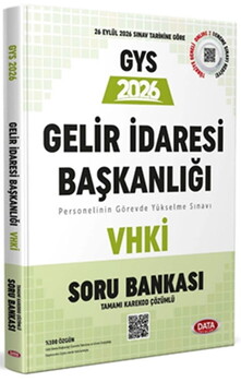  Data Yayınları UDS Gelir İdaresi Başkanlığı Unvan Değişikliği Sınavı Soru Bankası