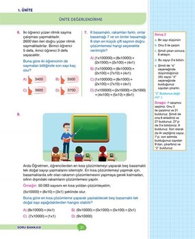 Dikkat Atölyesi Yayınları 4. Sınıf İpuçlu Matematik Yeni Nesil Soru Bankası