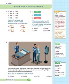  Dikkat Atölyesi Yayınları 4. Sınıf İpuçlu Matematik Yeni Nesil Soru Bankası