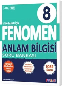  Fenomen Okul Yayınları 8. Sınıf Anlam Bilgisi Fenomen Soru Bankası