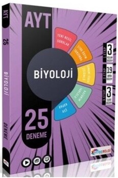  KöşeBilgi Yayınları AYT Biyoloji 25 Deneme