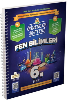 Murat Yayınları 6. Sınıf Fen Bilimleri Öğrencim Defteri