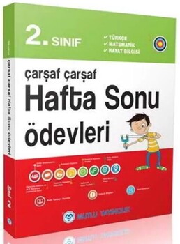  Mutlu Yayıncılık 2. Sınıf Çarşaf Çarşaf Hafta Sonu Ödevleri