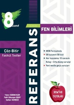  Newton Yayınları 8. Sınıf LGS Fen Bilimleri Çöz Bitir Referans Yeni Nesil Fasikül Testler