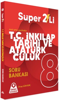  Örnek Akademi 8. Sınıf Süper İkili T.C. İnkılap Tarihi ve Atatürkçülük Seti