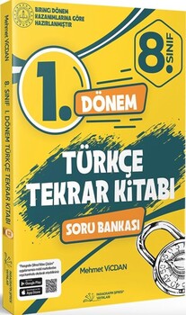  Paragrafın Şifresi Yayınları 8. Sınıf 1. Dönem Türkçe Tekrar Kitabı