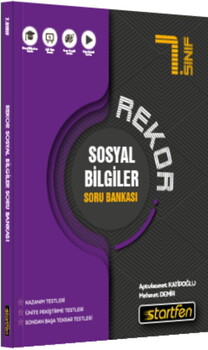  Startfen Yayınları 7. Sınıf Sosyal Bilgiler Rekor Soru Bankası