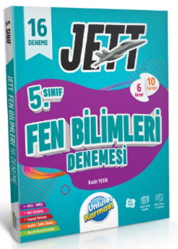  Ünlüler Karması 5. Sınıf Jett Fen Bilimleri 16 Deneme Seti