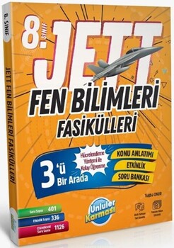  Ünlüler Karması 8. Sınıf Fen Bilimleri JETT Soru Fasikülleri