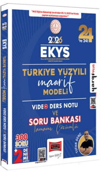  Yargı Yayınları 2026 MEB EKYS Türkiye Yüzyılı Maarif Modeli Video Ders Notları ve Soru Bankası
