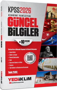 Yediiklim Yayınları 2026 KPSS Kendini Yenileyen Güncel Bilgiler 10 Deneme İlaveli